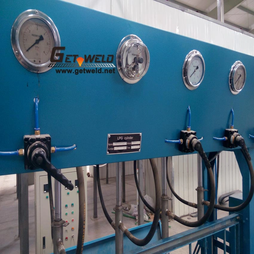 Hydro Testing Machine for Steel LPG Cylinder Reconditioning Line