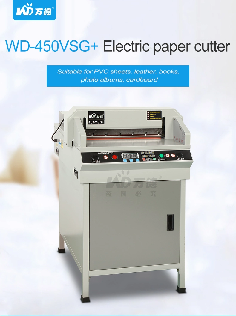 Wd-450vs+ Digital Control Paper Cutting Machine