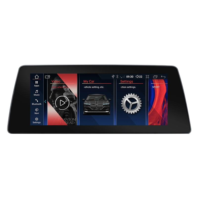 Coika 10.25 Android System Car Multimedia Player para BMW 6 Série F06 2009-2016 Navegação automática por GPS