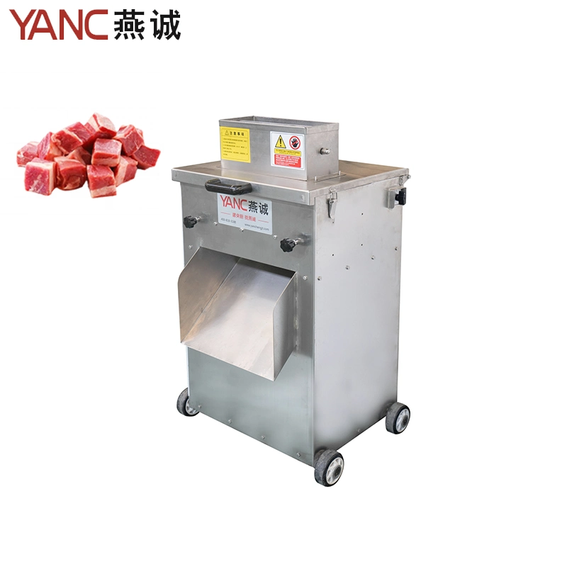 Chicken Cutting Machine 500 Kg Pro Stunde Industrielles Frischfleisch Chicken Liver Cube Würfel Schneidemaschine