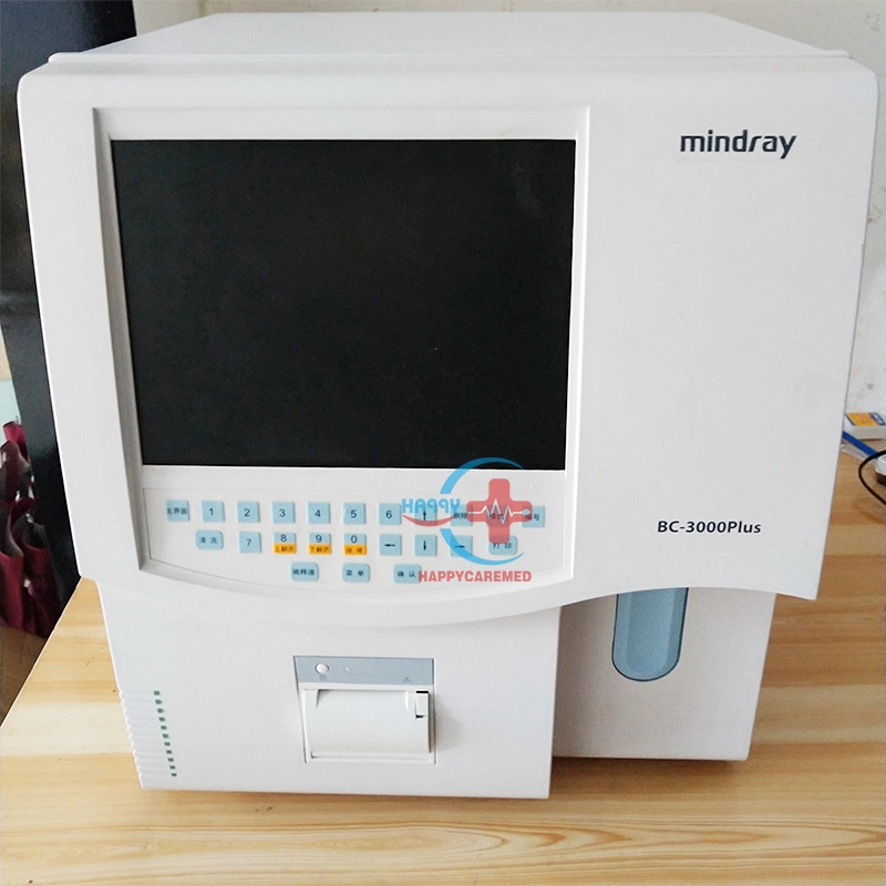 in Good Condition Used Mindray Bc-3000 Plus Cbc Machine 3 Parts Auto Blood Cell Counter Hematology Analyzer