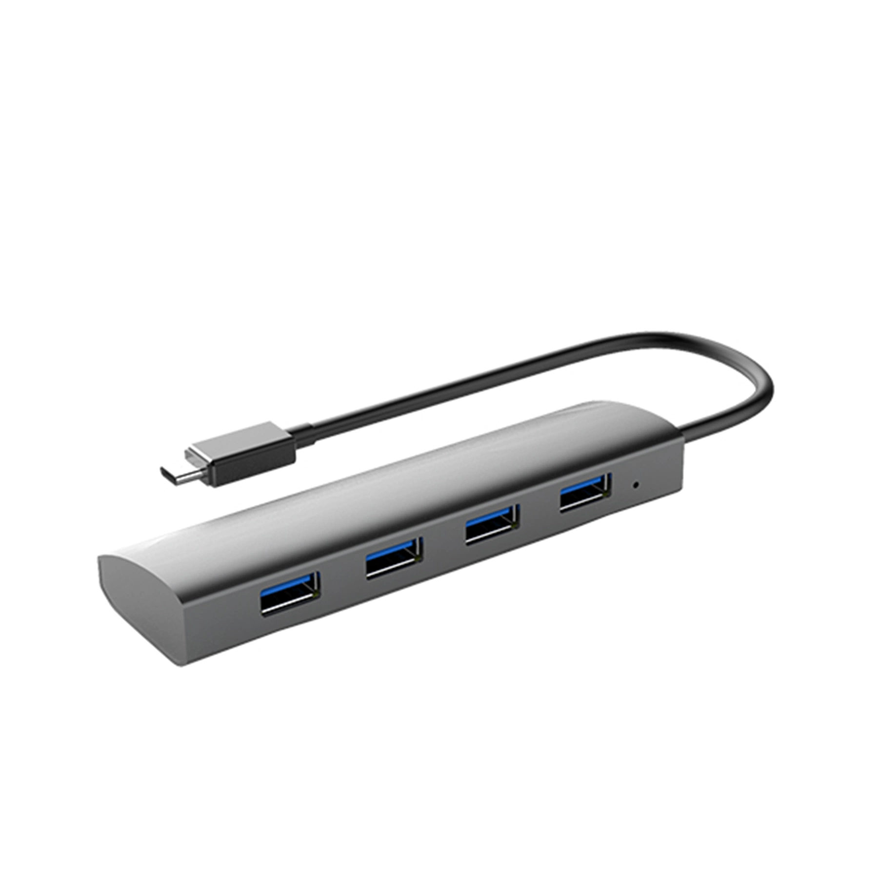 4 puertos USB 3.0 HUB con tipo C, de 5 Gbps Hub USB Superspeed, apoyar la función de intercambio en caliente