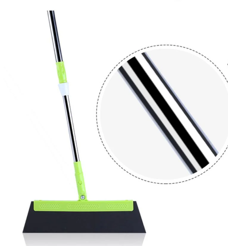 Multi-Functional Floor Scraping Mop Retractable Dust Free Scraper Sweeping Bathroom Toilet Wiper Removable Window Scraper