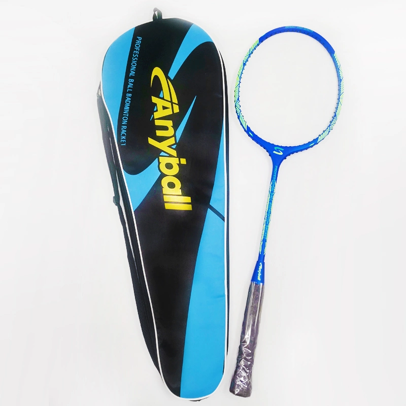 Custom Ball Badminton Racket for Strength Training Carbon Graphite Bat