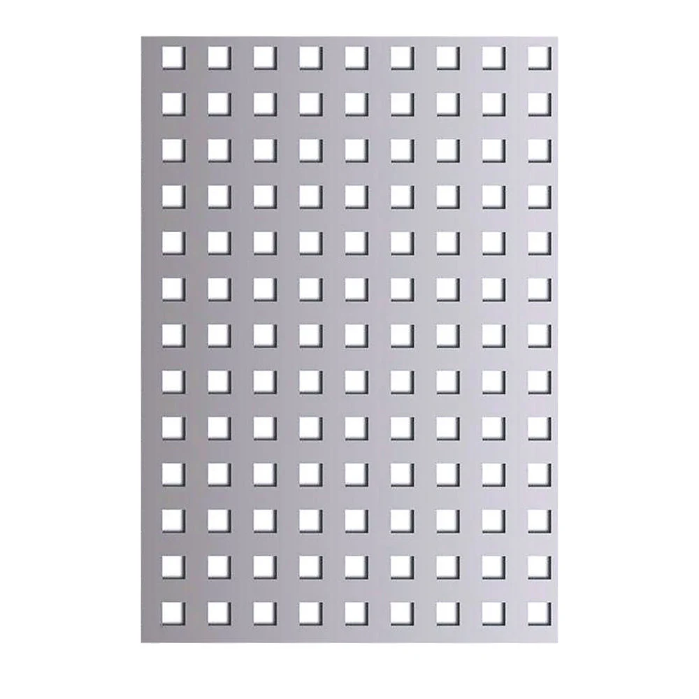 OEM High Quality Oblong Slotted Perforated Metal Galvanized Steel Sheet Hole Punching Sheet Laser Cutting