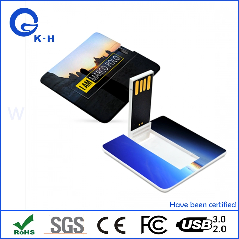 محرك أقراص USB 2.0 3.0 Flash Card من نوع بطاقة مربعة للحصول على هدية