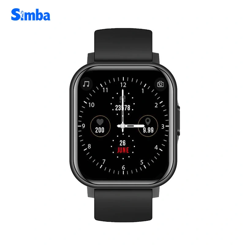 Cadeau de vente chaud étanche F9 de la fréquence cardiaque de la pression artérielle Sportfitness Smartwatch mobile