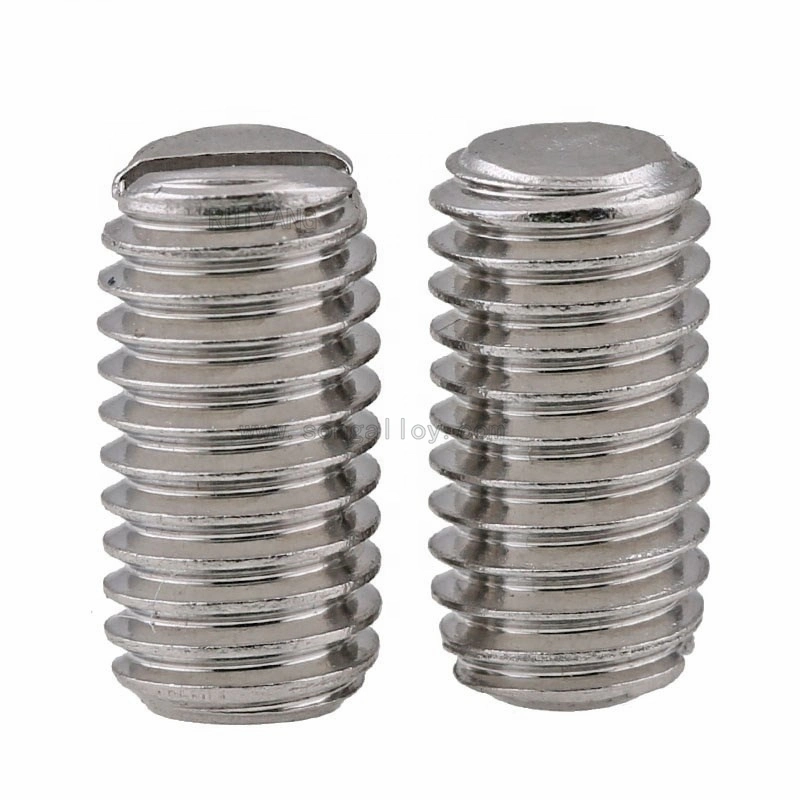 GB73 Slotted Set Screw Grub Screw 304 316 Stainless Steel