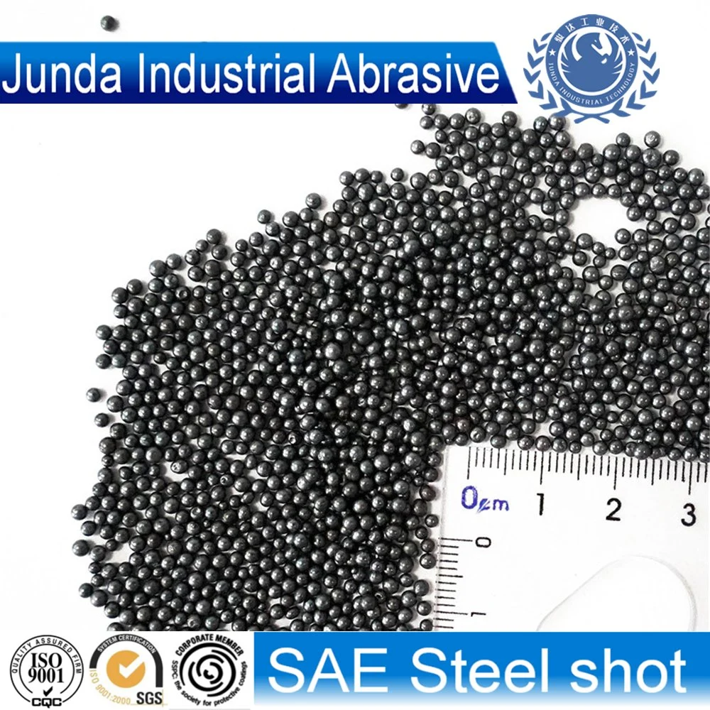 3000 fois utilisation répétée pour les pièces automobiles et de nettoyage de polissage de surface par la norme SAE acier sphérique grenaillage médias abrasifs