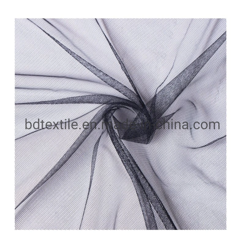 50d Pure Color Mosquito Net Tulle Fabric Hexagonal Hole