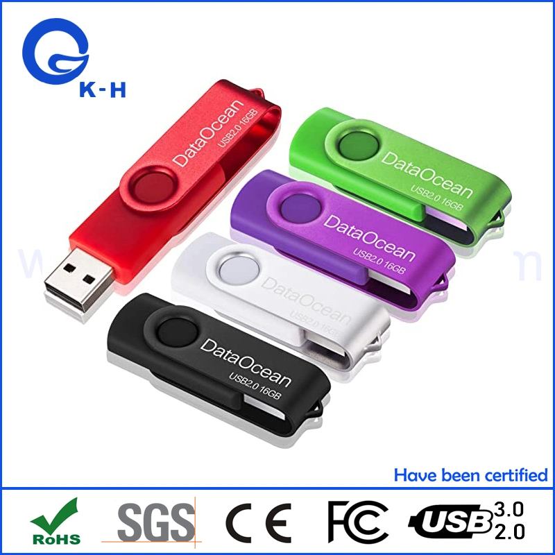 Metal Twist USB 2.0 Flash Drive Memory Stick for Company Gift