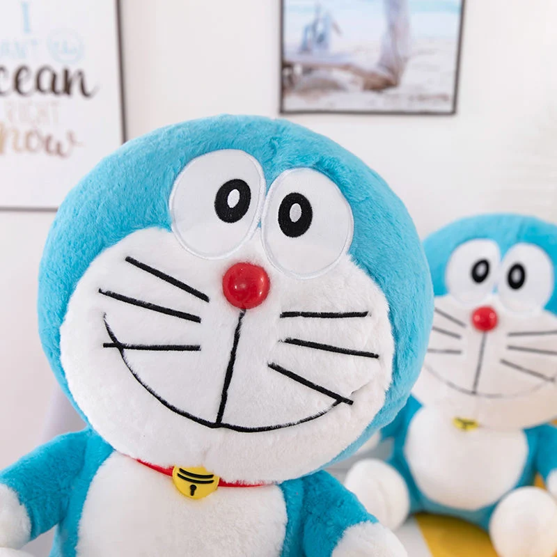 Plush Stuffed Doraemon Blue Fat Doll Anime Characters Cute Doraemon Plush Doll for Kids