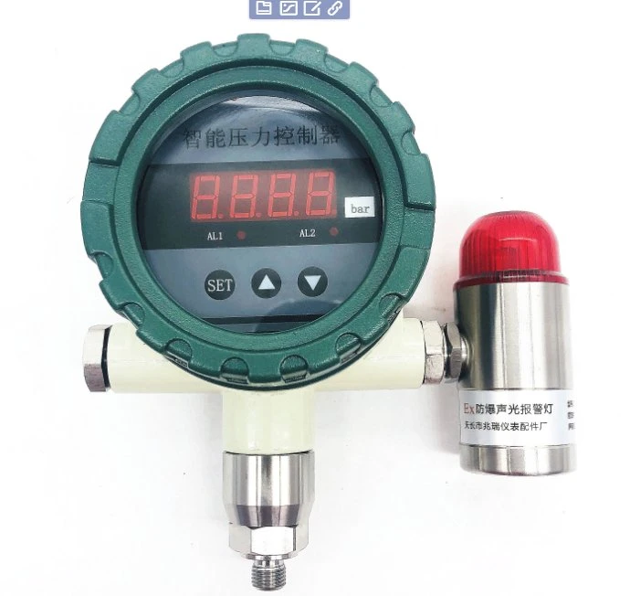 Explosion Proof Digital Pressure Switch Intelligent Controller for Water Pump Air Compressor Qyk104bp