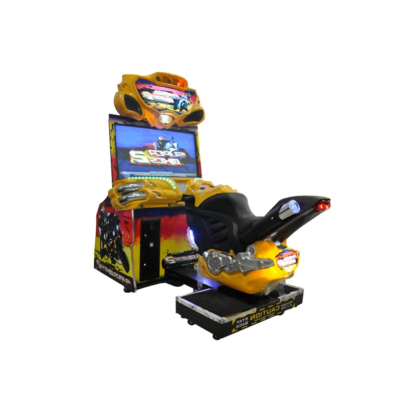 Machines de jeu d'arcade de simulateur de voitures de course vidéo à monnayeur intérieur