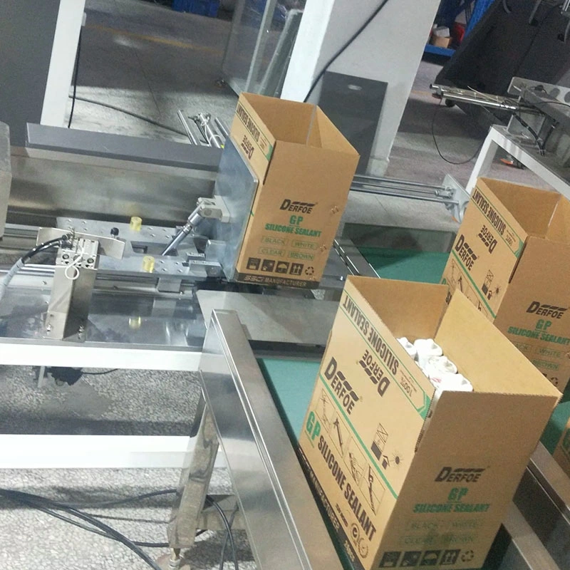 Automatic Carton Box Packing Packaging Machine for Grease Sealant Adhesive