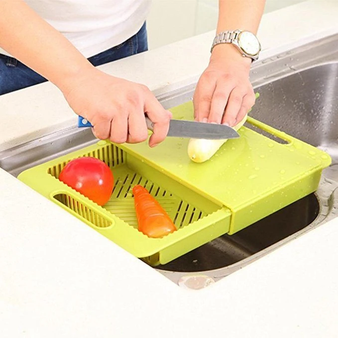 3 in 1 Multifunctional Chopping Board with Drain Basket Mi10530