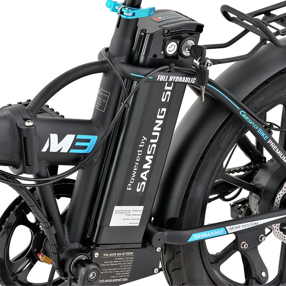 Kenda 20× 3,0 mit CE 3,0 Reifen Falten E-Bike Mozo Stahlgabel mit Aufhängung