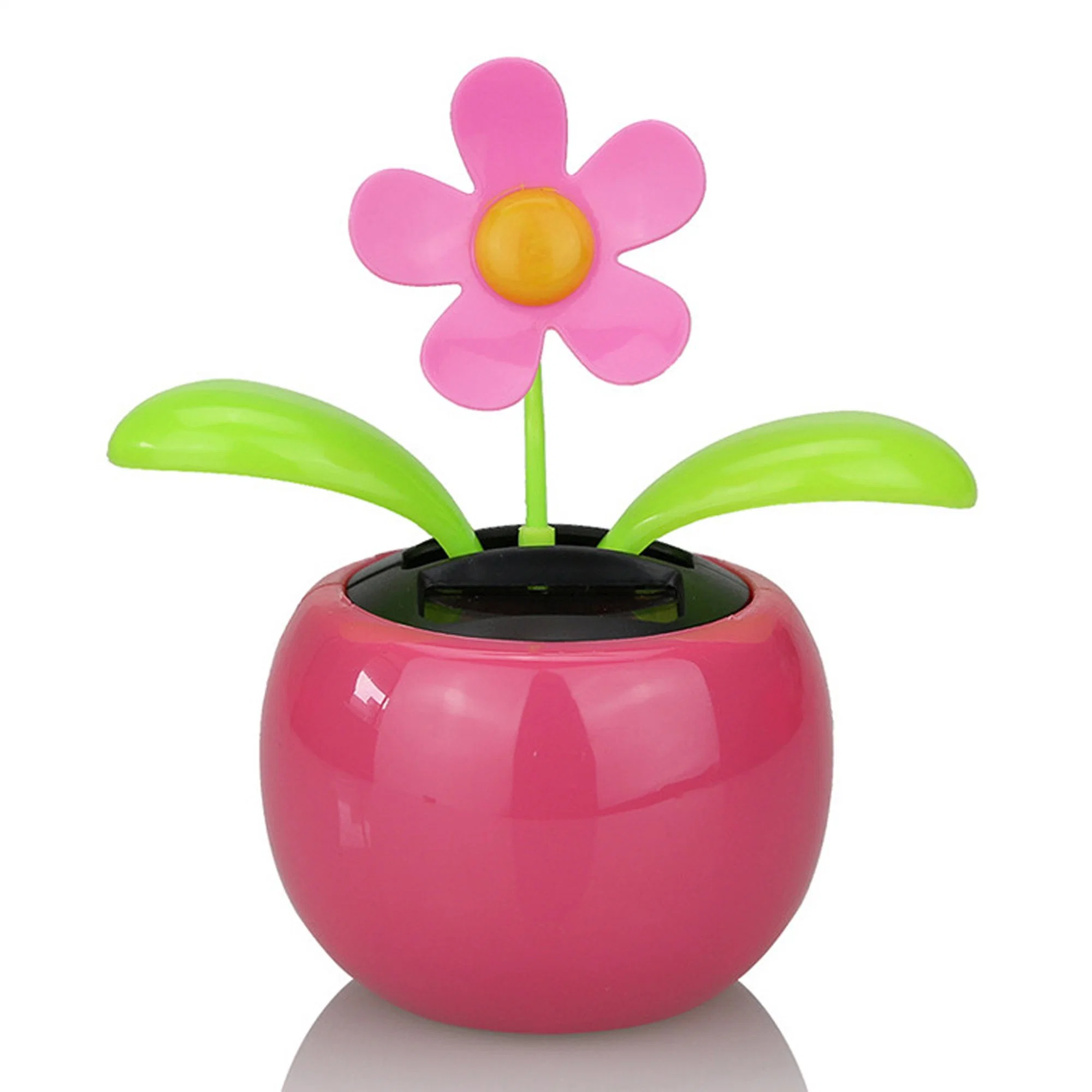 Colorful Pots Decoration Gift No Battery 4 Eco-Friendly Solar Dancing Flowers