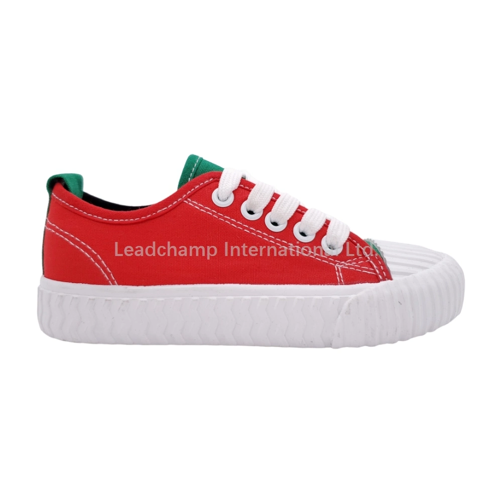 Elegante Color de contraste Canvas Casual Zapato Lace-up para niños