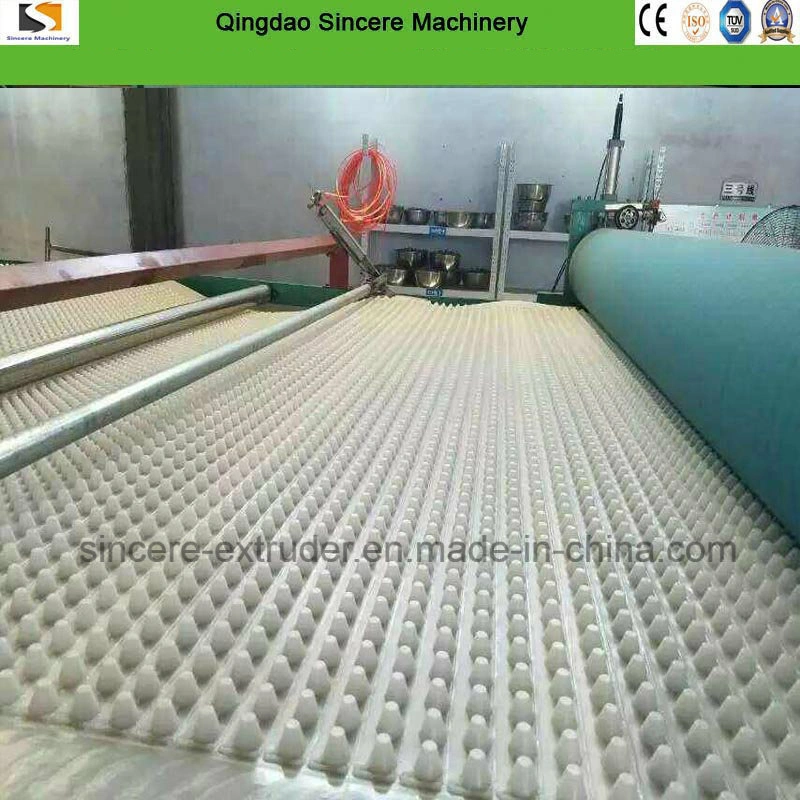 HDPE Plastic Dimple Sheet/Board Extrusion Machinery with Fabric Lamination