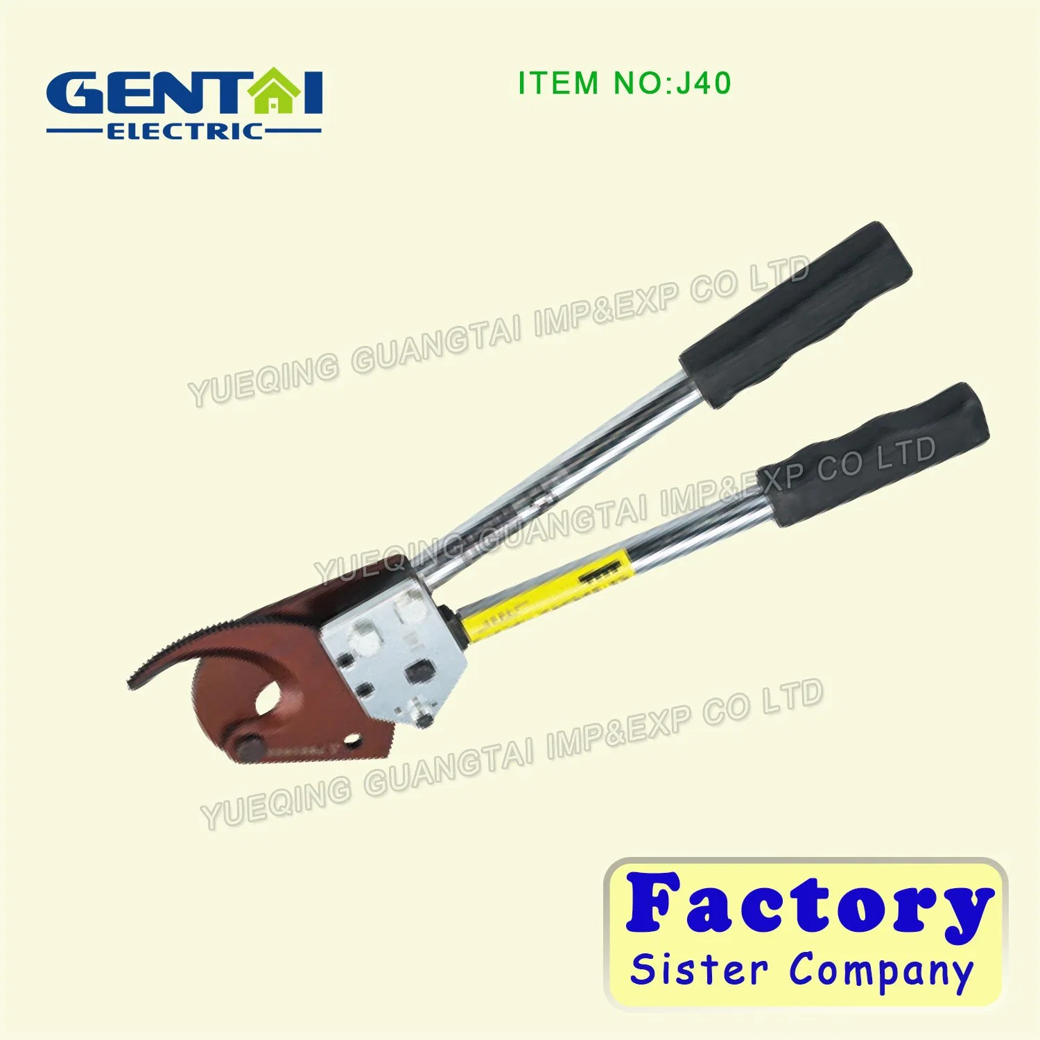 Energy Saving Ratchet Crimping Pliers for Non-Insulated Cable Terminals