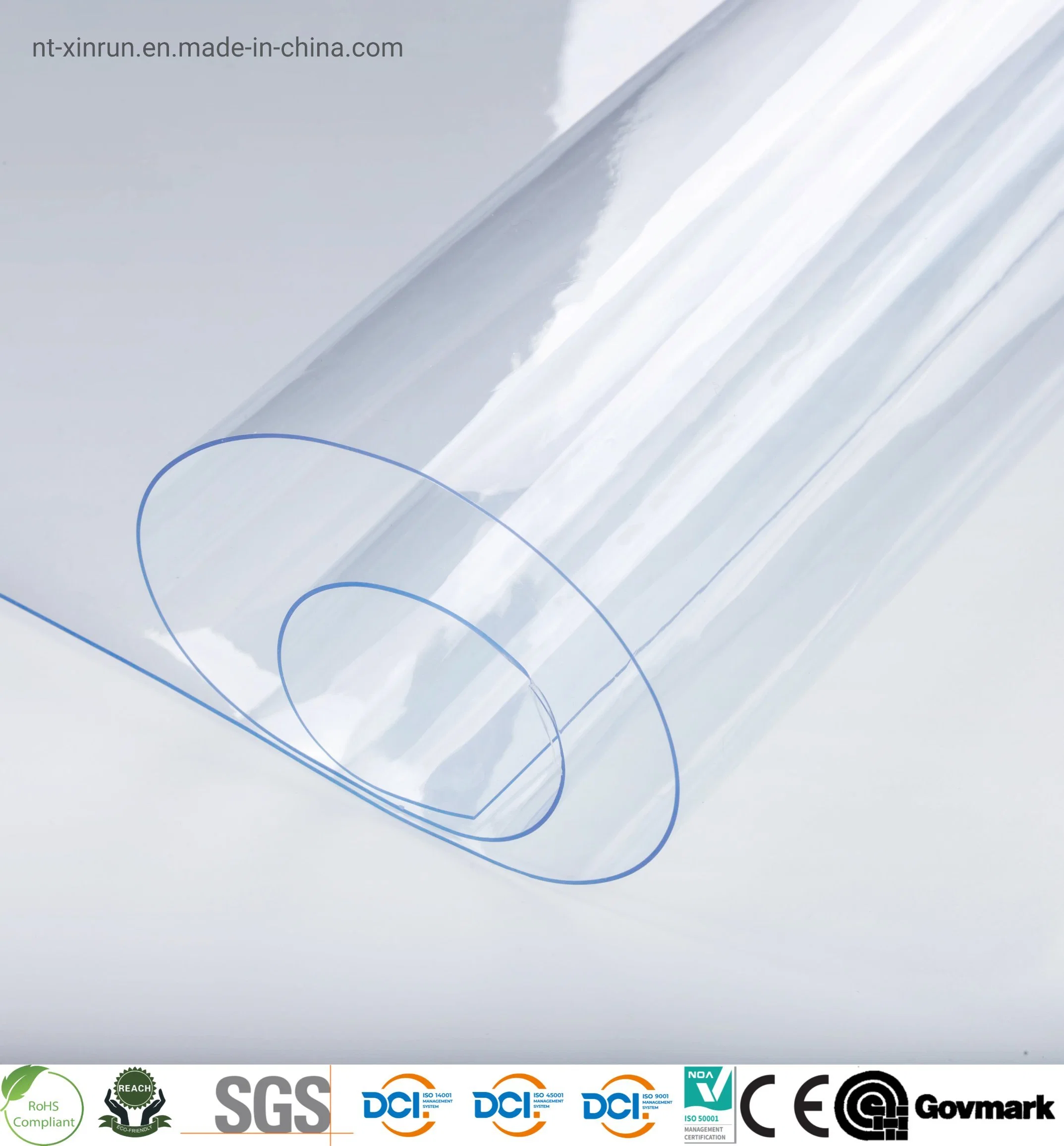 Super Clear ПВХ лист прозрачной пленки для упаковки