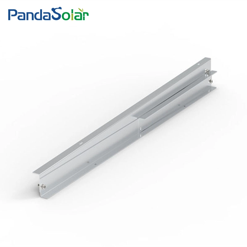 Solar OEM de fábrica de estantería de fijación ajustable de aluminio anodizado de soporte de perfil triangular