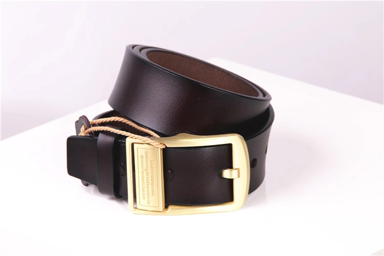 Fashion Men High Quality Luxury Brand Leather Belt