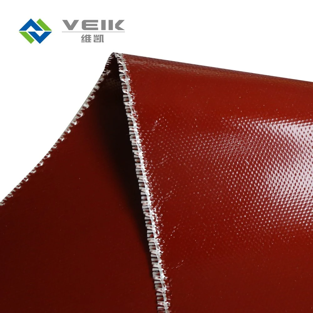 Anti-Aging Waterproof Silicone Coated Fiberglass Fabric for Chemical Industry