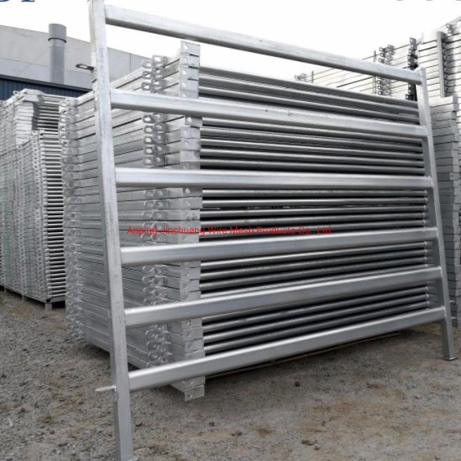 Custom imersão a quente galvanizou Metal Rails Yard Sheep Fence Panel