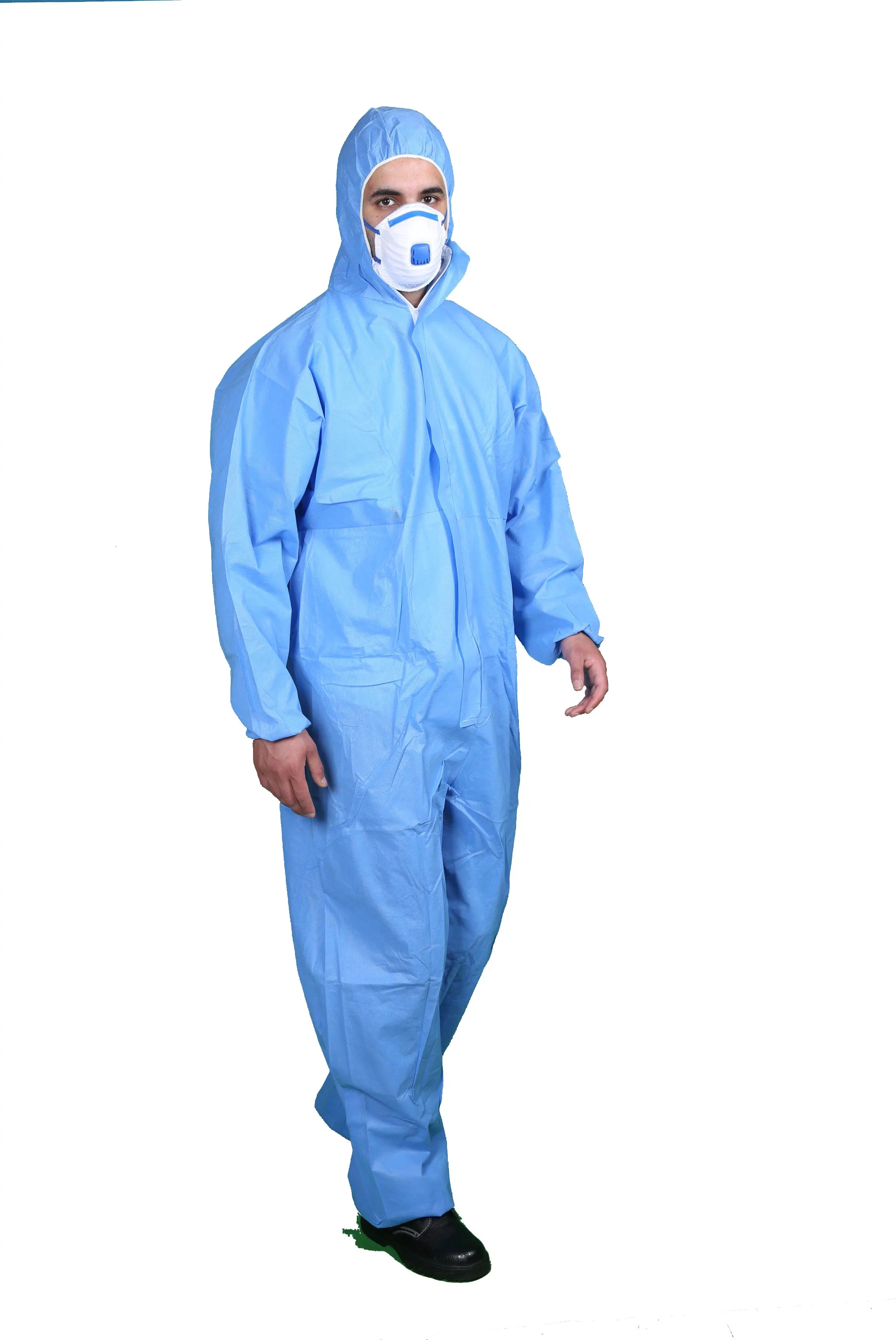 Factory Direct Security Type 5/6 Protection White Uniform for Men Disposable Impermeable Waterproof Workwear