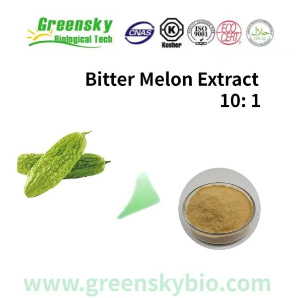 La perte de poids Melon amer organiques purs naturel extrait 10 : 1 Momordica charantia extrait poudre jaune brun herbal extract Extrait de plante additif alimentaire