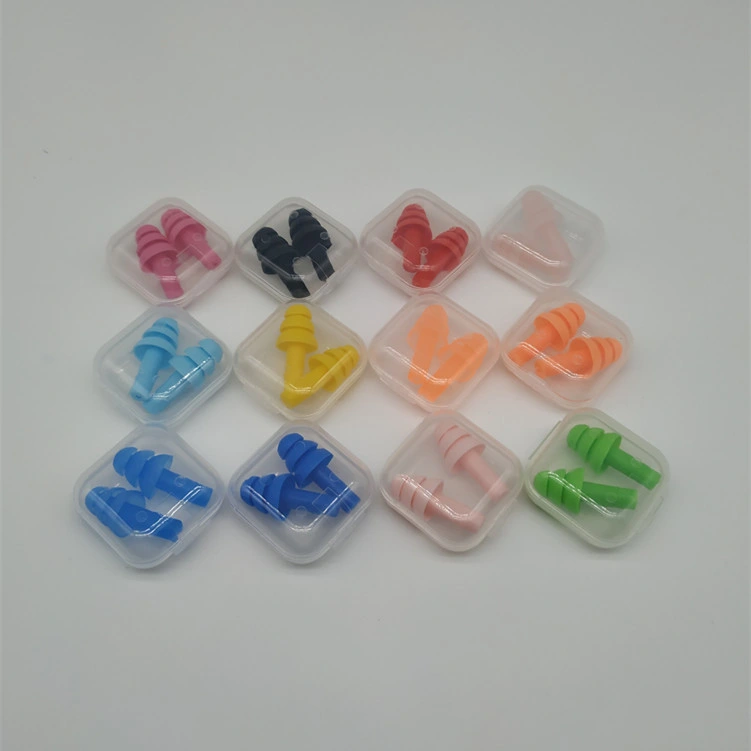 Study and Sleep Noise Prevention Silicone Swimming Earplugs