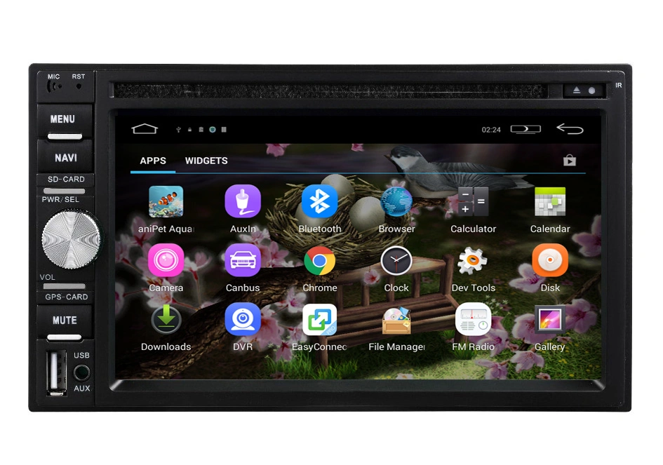 Fulll Touch Screen Universal 6.95 Inch 2DIN New Model Android Car DVD GPS Player