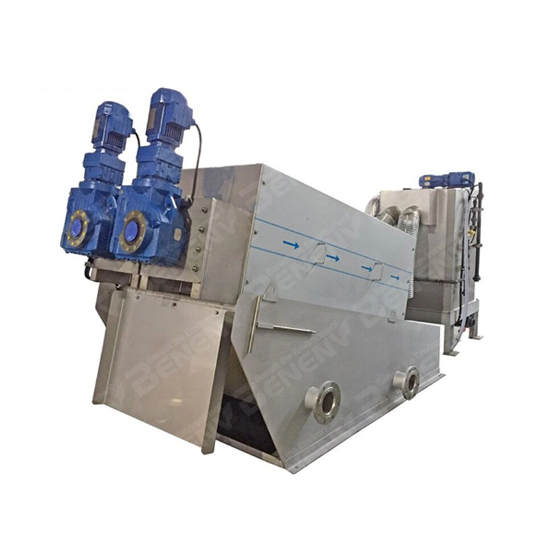 Screw Press Sludge Dewatering Machine Waste Water Treatment for Sewage Treatment Plant