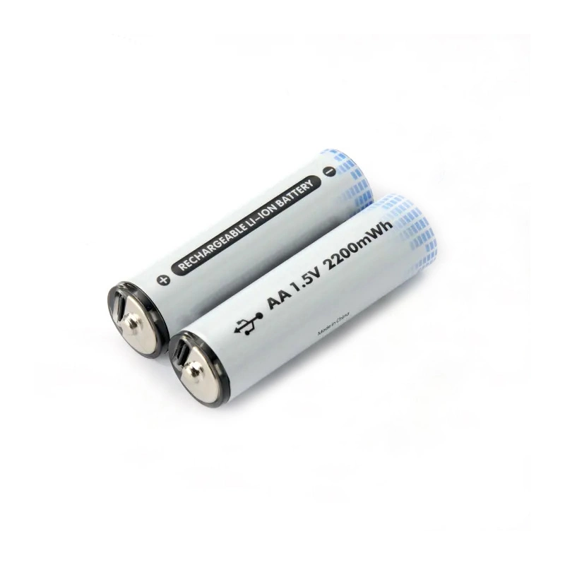 Sichere Batterie Typ C, 1,5V AA, AAA, USB Wiederaufladbarer Akku