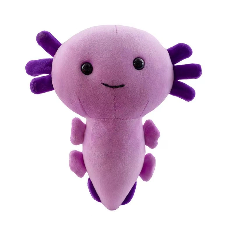 Cross-Border New Cute Soft Plush Salamander Doll Hexagonal Dinosaur Doll Plush Toy