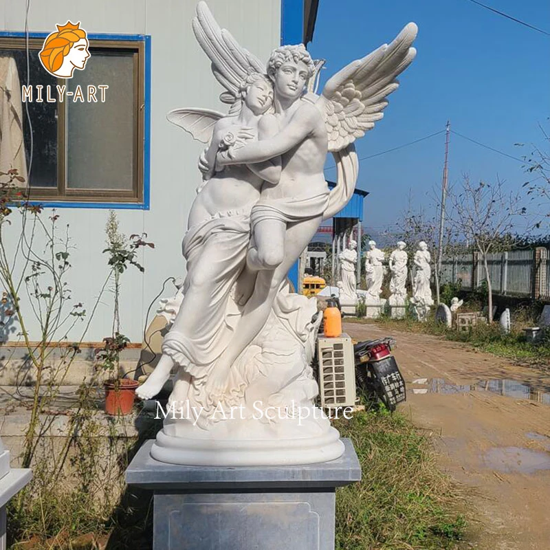 Benutzerdefinierte Lebensgroße Stein Carving Tanzende Mädchen Marmor Statuen