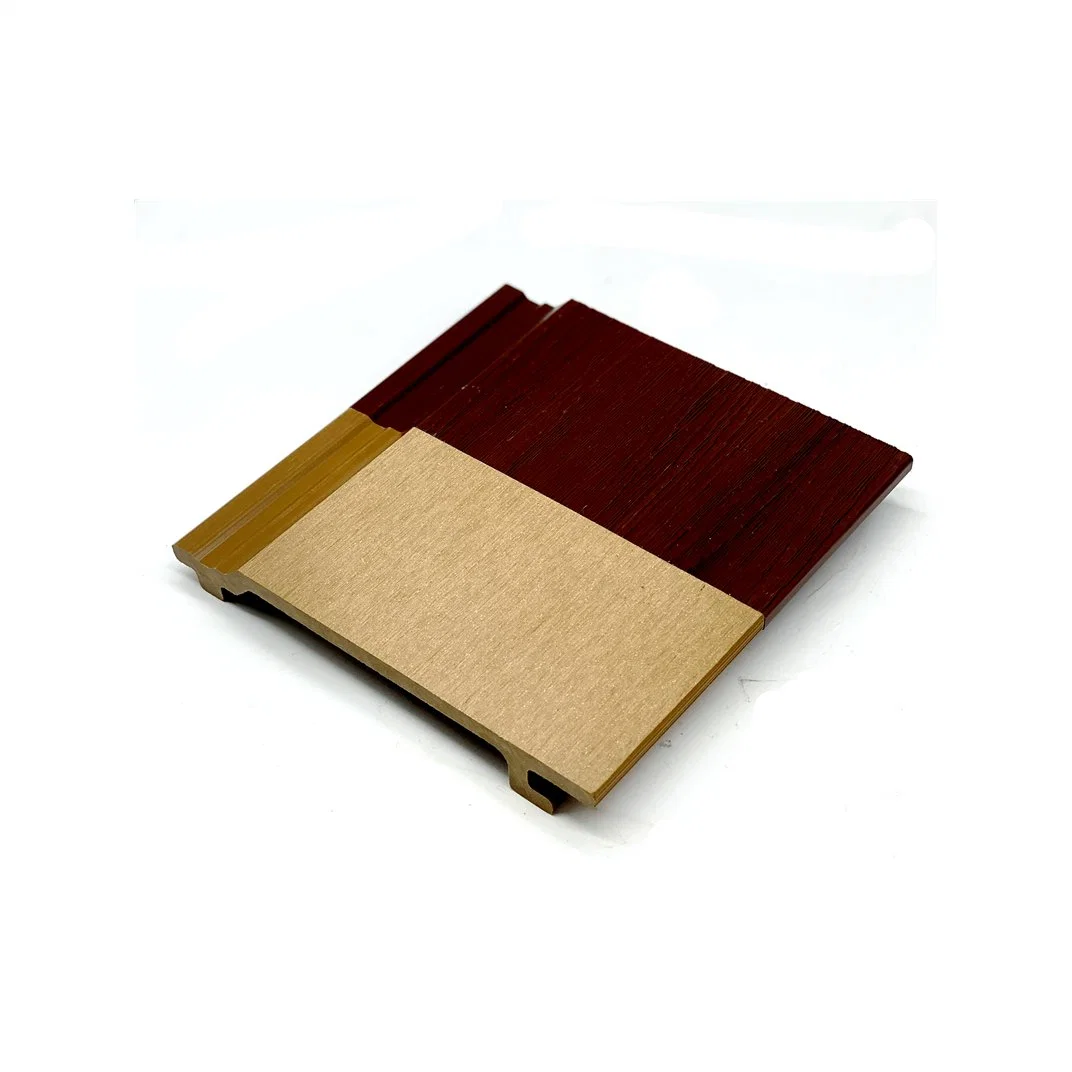 Exterior Construction Flat Board Waterproof WPC Cladding Panel for Wall Wood Plastic Material