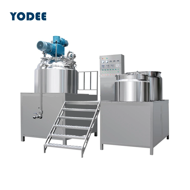 1 Ton Liquid Soap Vacuum Emulsifier Stainless Steel Mixing Tank High Shear Homogenizer