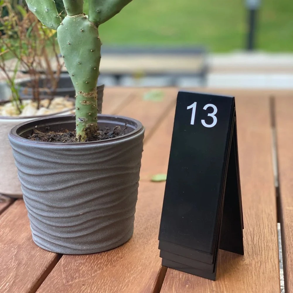 Custom Minimalist Wedding Numbers, Table Number