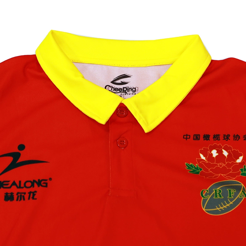 China Supplier Healong Custom Polo Blank Red Color Cheap Polo Shirts