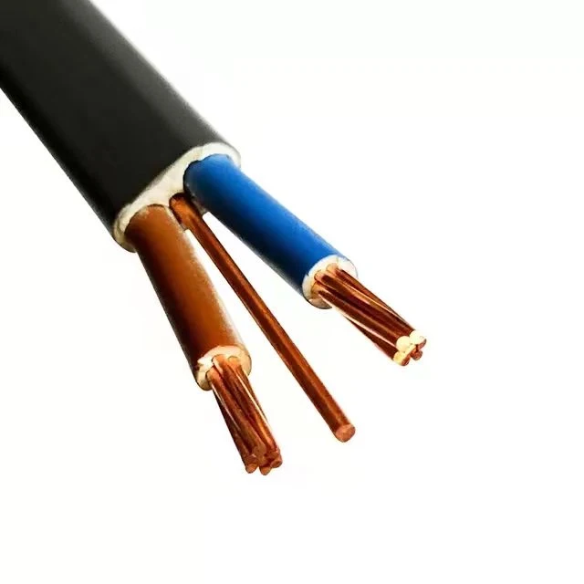 Cable aislado Triple 14/2 AWG de cobre Nmd90 12/2 Nmwu núcleo sólido Nmd90 para la construcción de viviendas o solicitud de PVC de cable 600V Nm-B