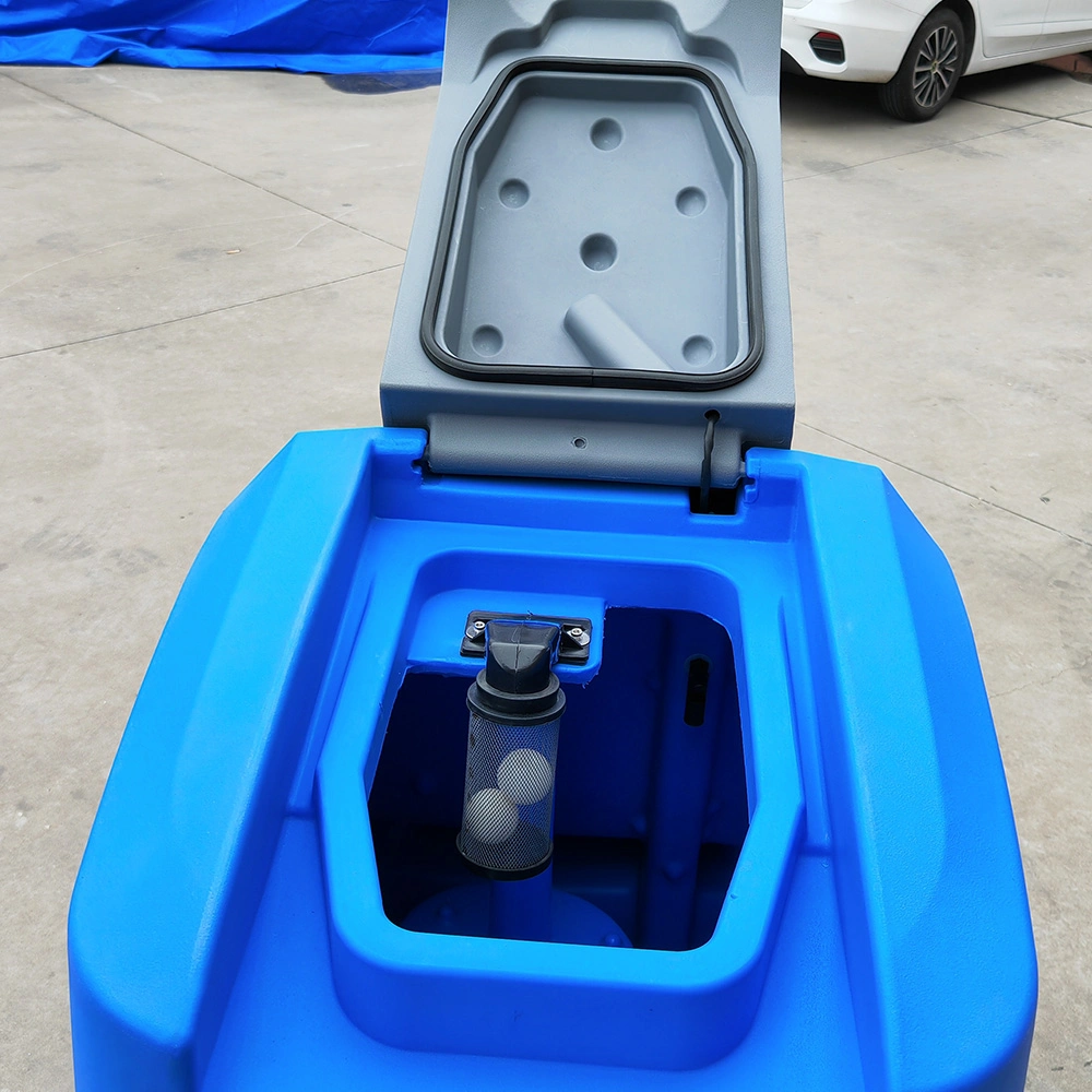 Industrial Customized Ultra-Quiet Design Battery Powered Double Brush Ride on Cleaning Equipment Floor Scrubber