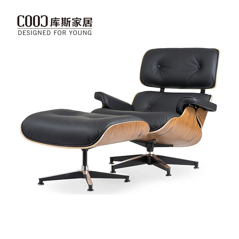 Replica Modern Leisure Office Luxury Single Chair Leather Midcentury Living Room Swivel Lounge Chair