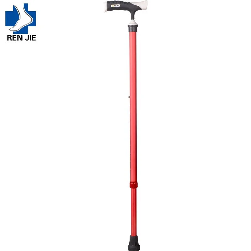 Easy to Carry Fast Folding Aluminum Alloy Antiskid Walking Stick for The Elderly