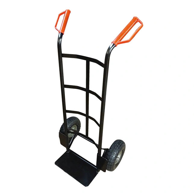 Black Color Strong and Reliable 200kg Heavy Duty Industrial Hand Trolley