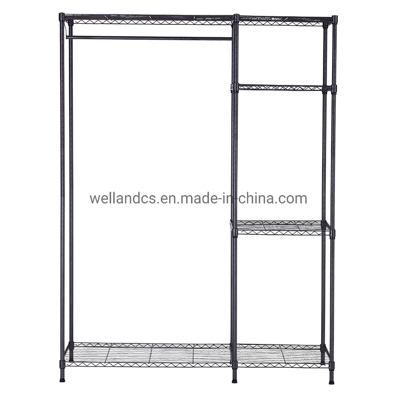 Verstellbare Stahl Schlafzimmer Möbel Kleiderschrank Rack