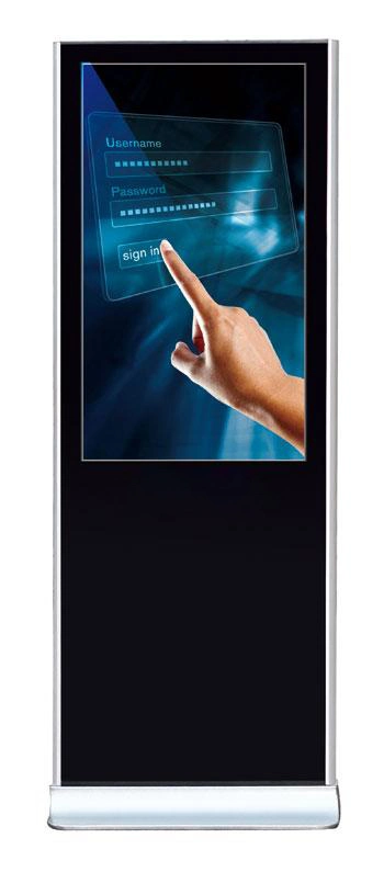 CWD Doble cara 43 pulgadas planta vertical TV táctil Pantalla LCD Kiosk 4K
