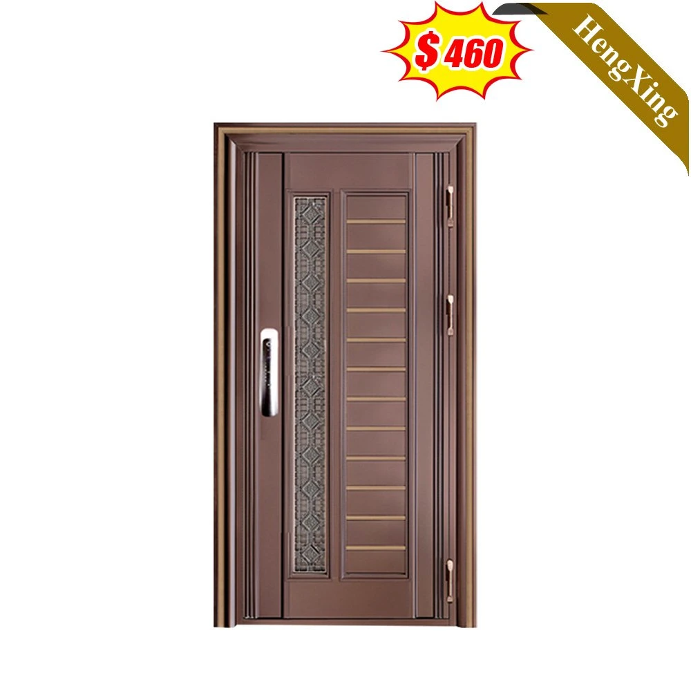 Nuevo diseño último Seguridad exterior de madera MDF Puerta